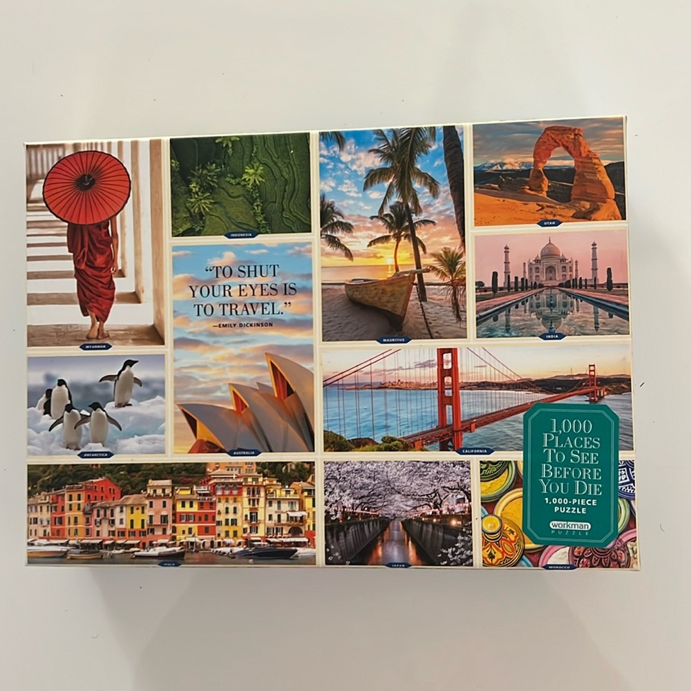 1,000 Places to See Before You Die 1,000 Piece Puzzle